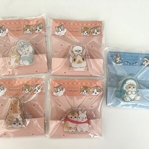 Mofusand Acrylic clips